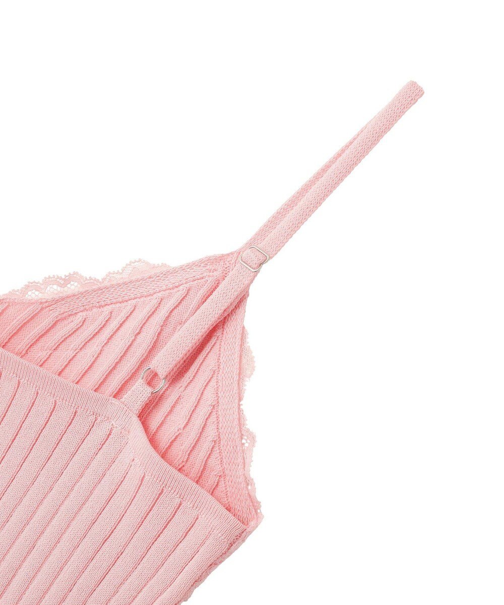 earth music&ecology レースリブキャミソール 