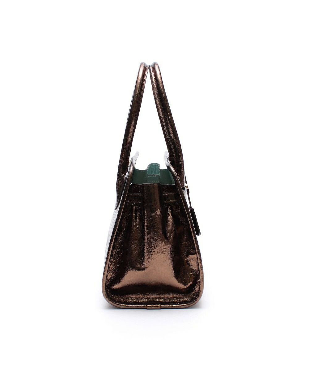 A.D.M.J. 【牛革】クラックメタル/イタリアンレザー前金具付トートM 