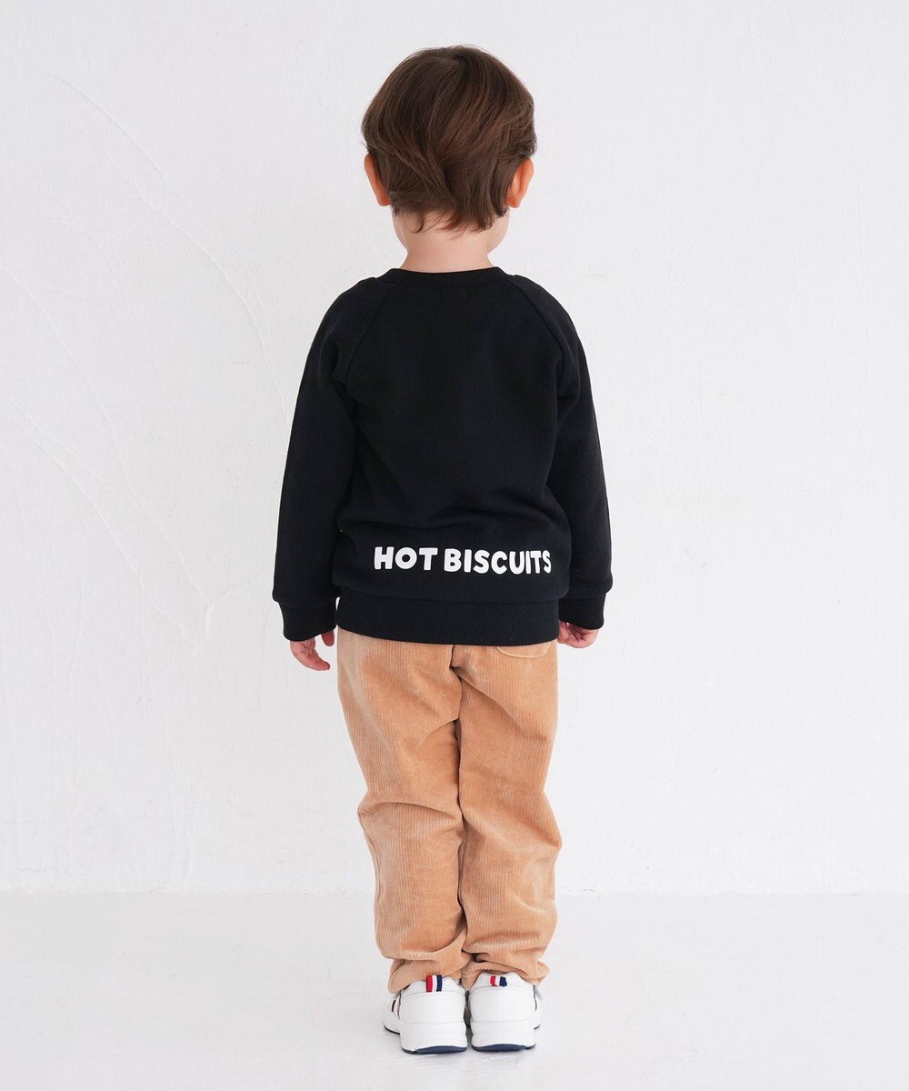 MIKI HOUSE HOT BISCUITS 【70-110cm】 顔ドン ラグラントレーナー 