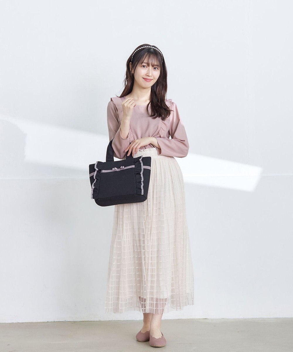 Tiaclasse 【洗える】フリルブラウス 