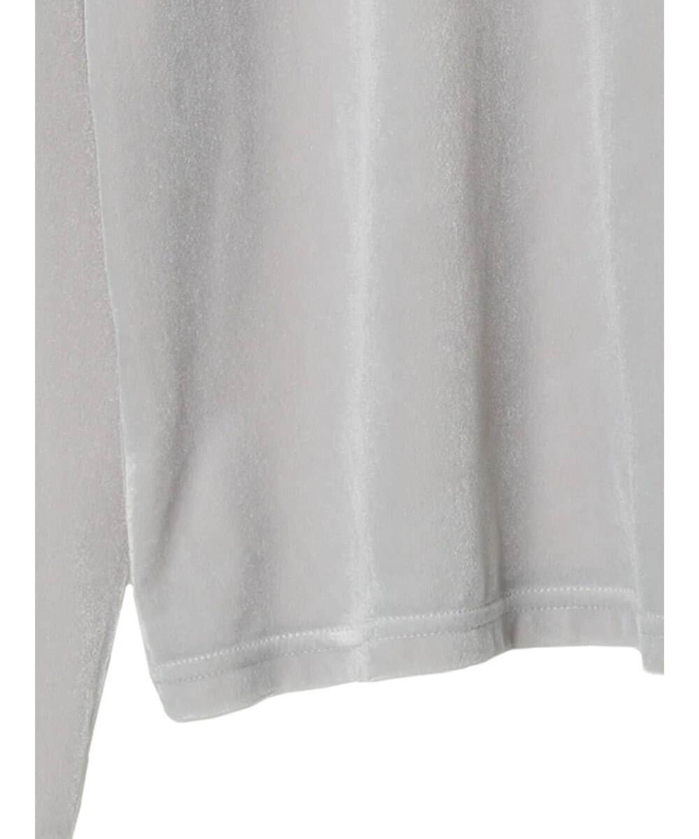 Green Parks クルーネックシアーベロアプルオーバー 