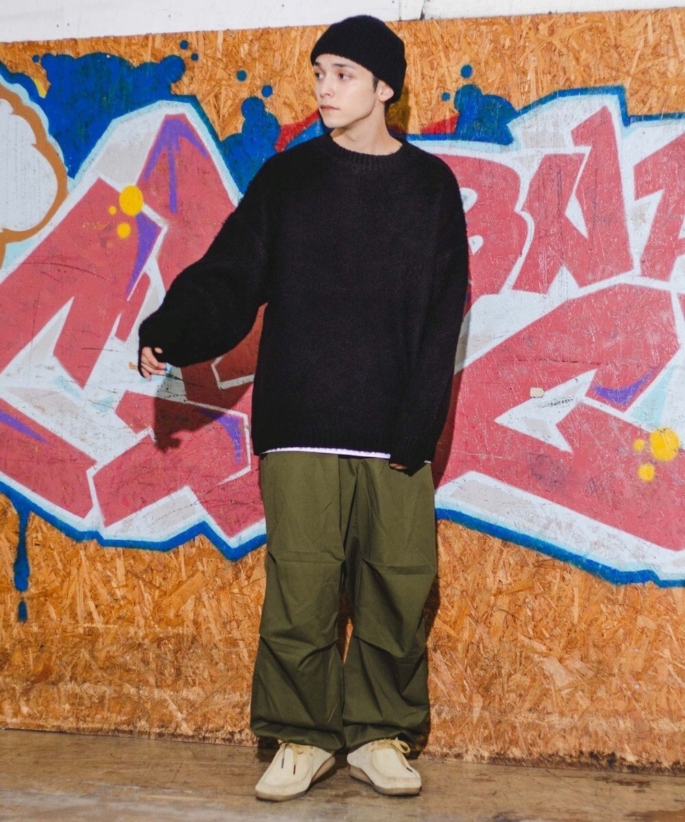 WEGO モヘアライクBIGプルオーバー 