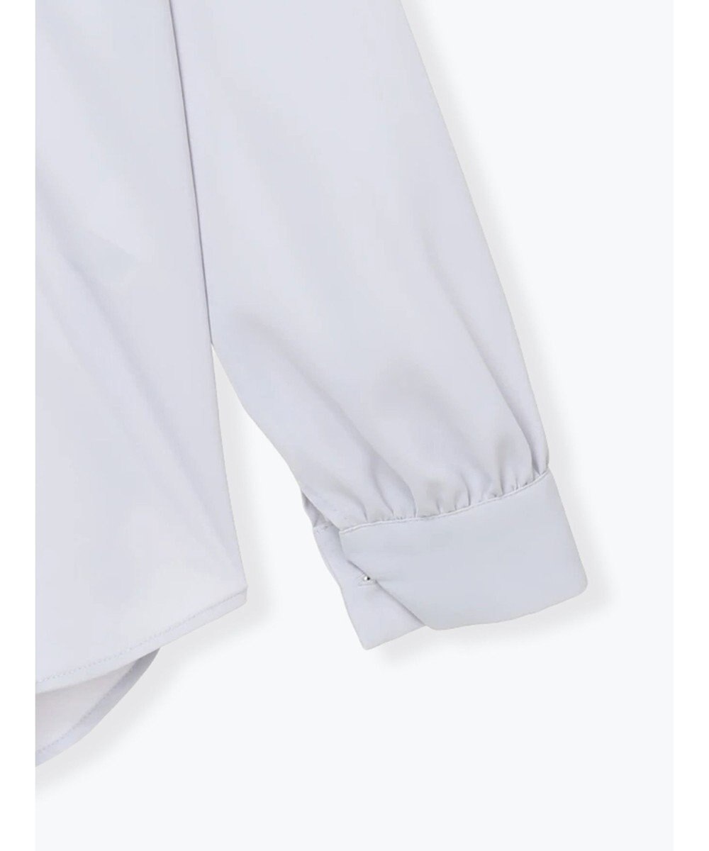 Te chichi フロントフリルバイカラーブラウス 