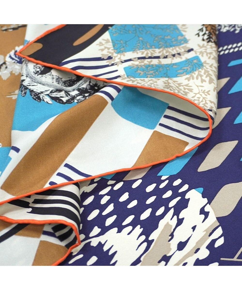 Marca 【the PORT by marca】ROOM 大判 シルクツイル スカーフ 