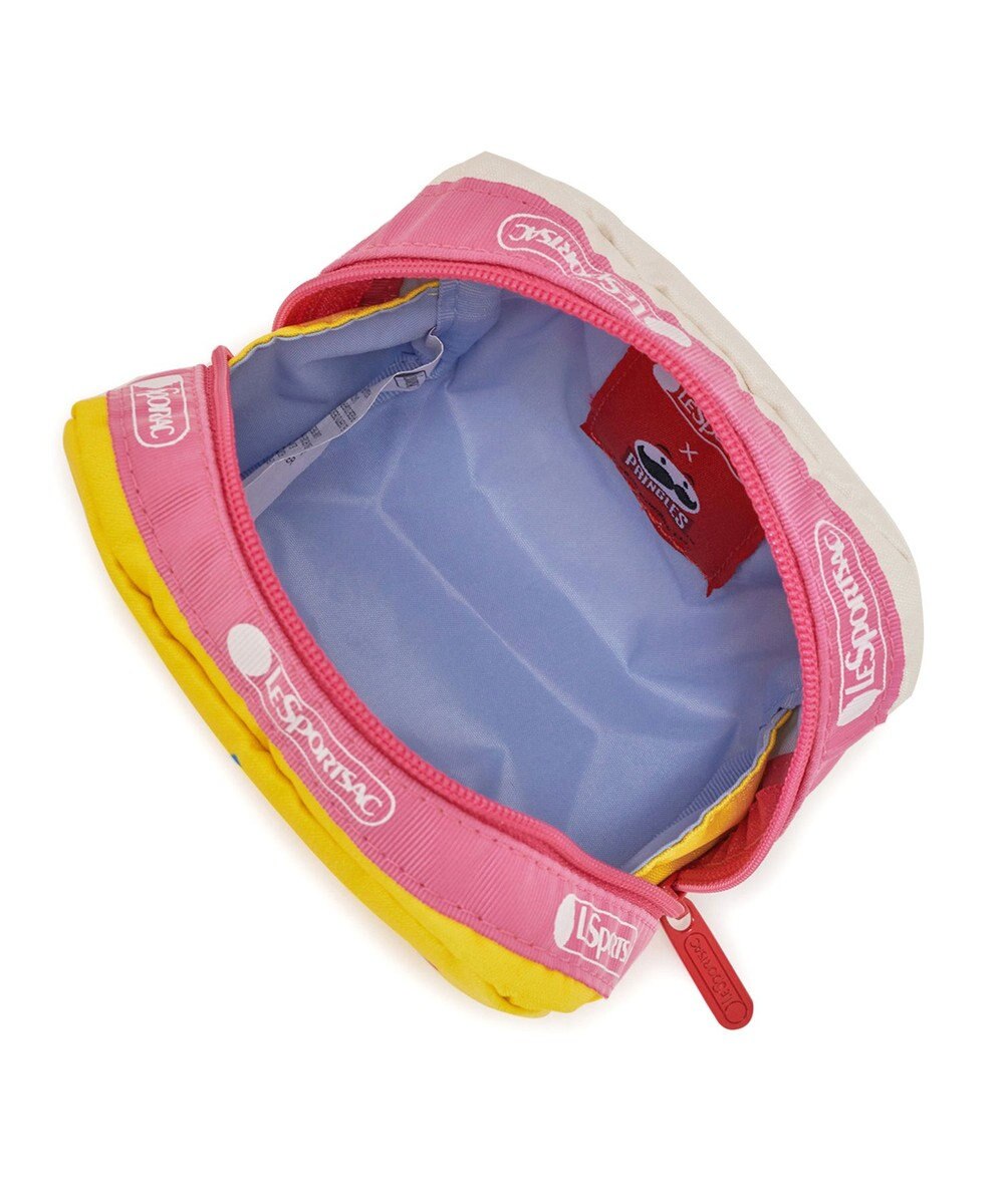 LeSportsac SQUARE COSMETIC/プリングルズイエロースクエアコスメティック 