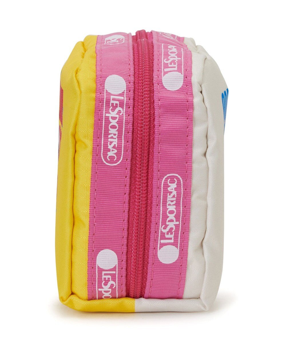 LeSportsac SQUARE COSMETIC/プリングルズイエロースクエアコスメティック 