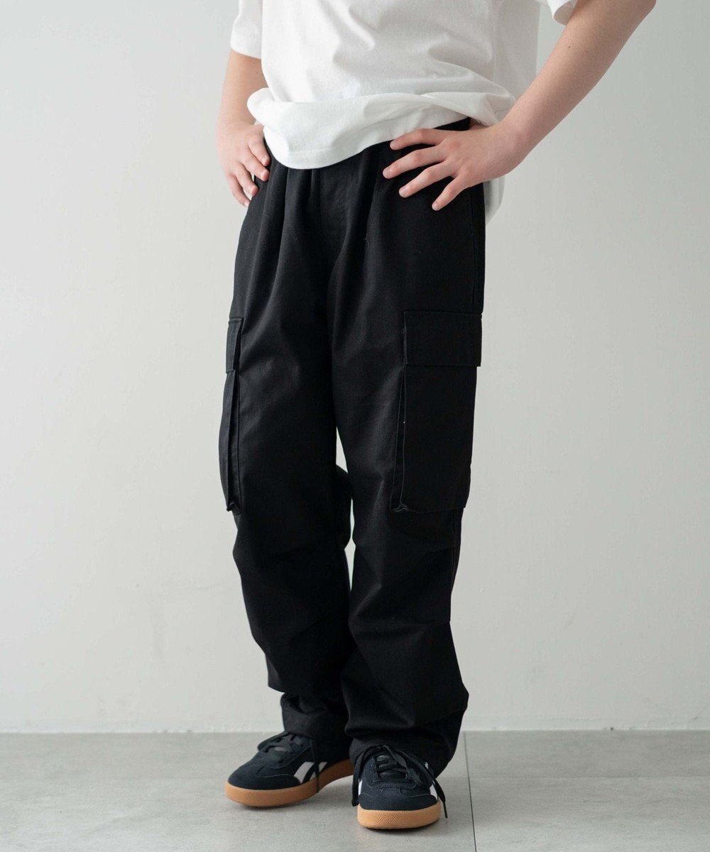 WEGO 【キッズ/150cm/160cm/ウエストゴム】イージーカーゴパンツ（JUNIOR） 