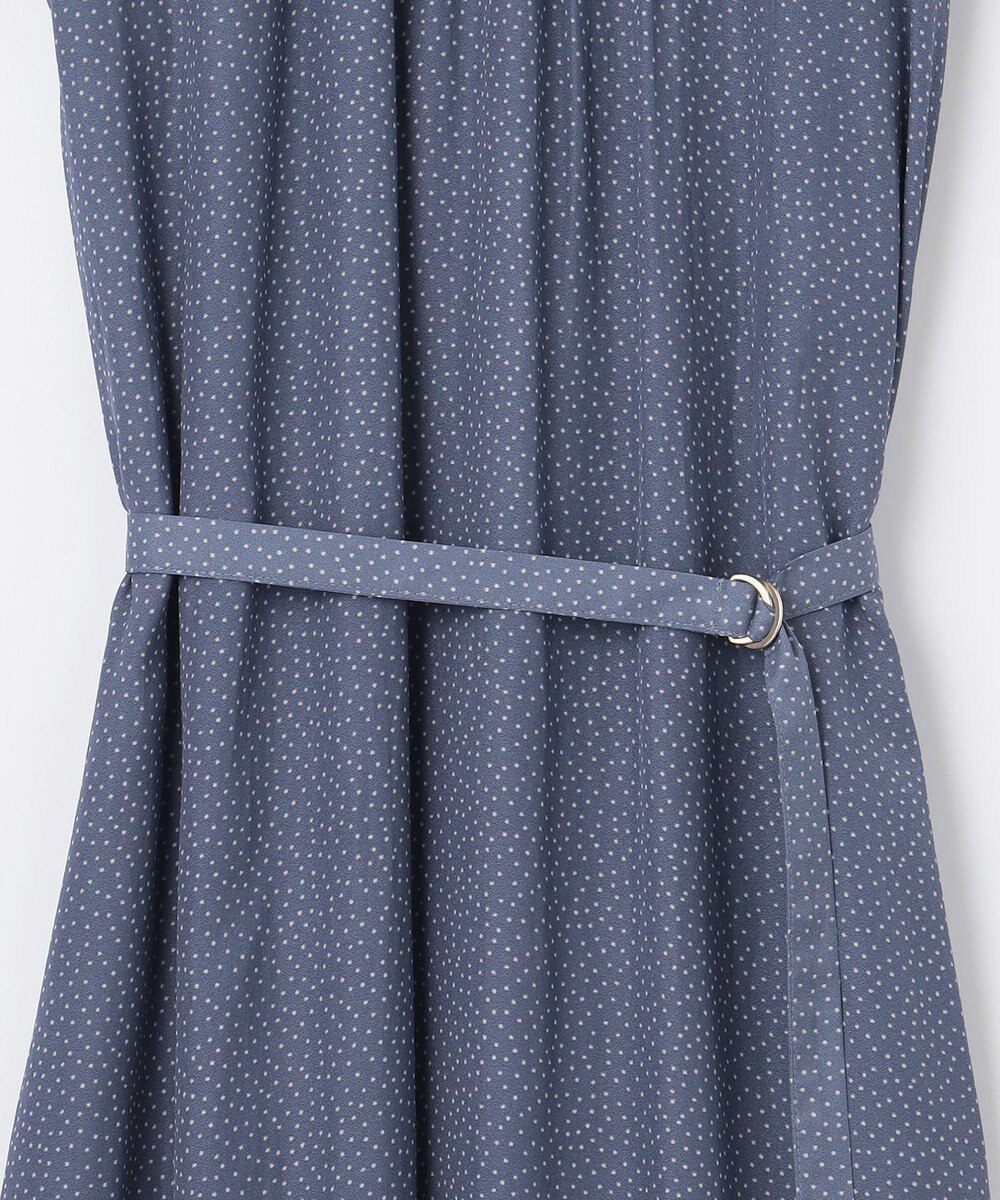 ANY SIS 【ベルト付き】ミニドット ノースリーブワンピース 