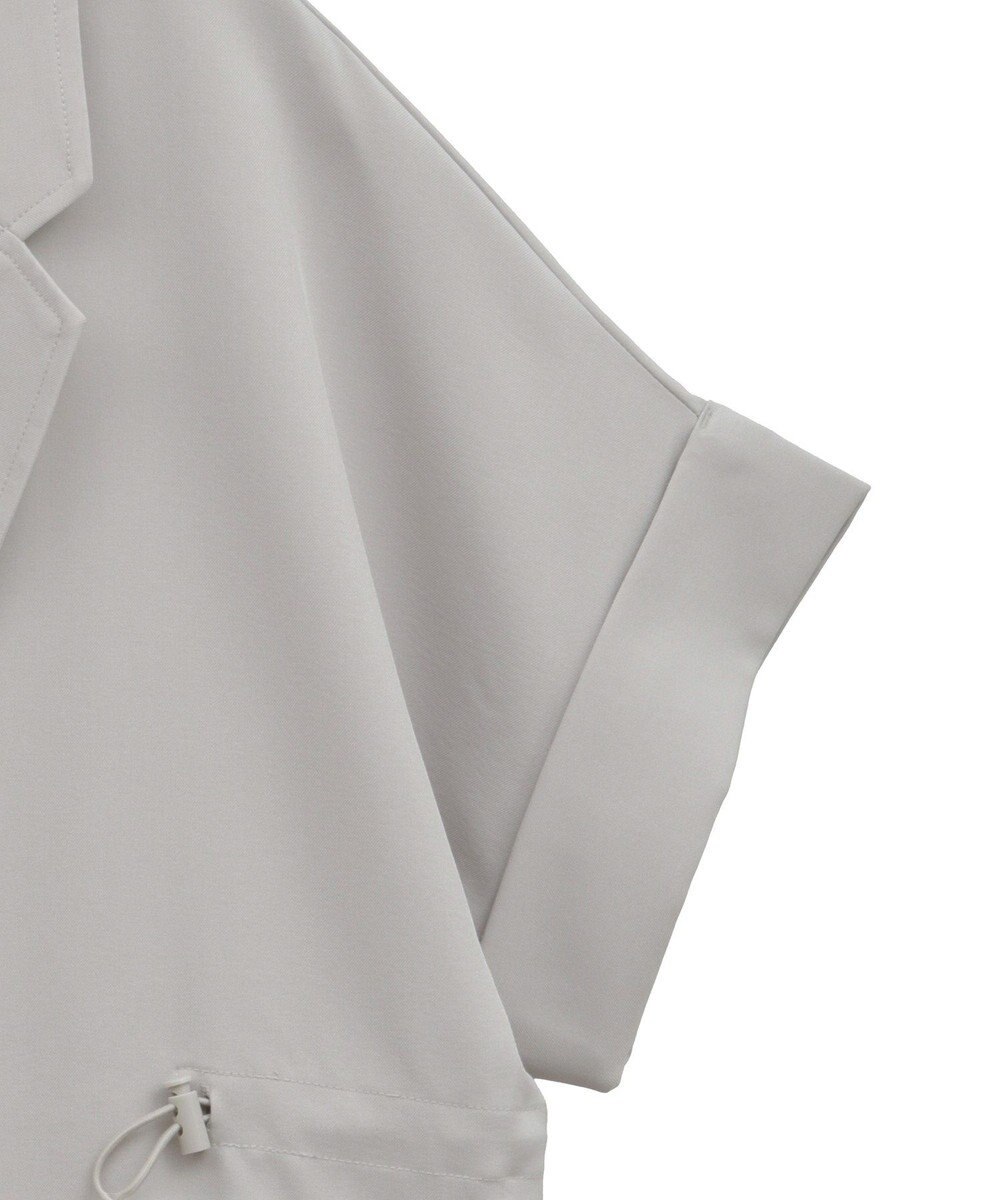 earth music&ecology 半袖サイドドロストジャケット 