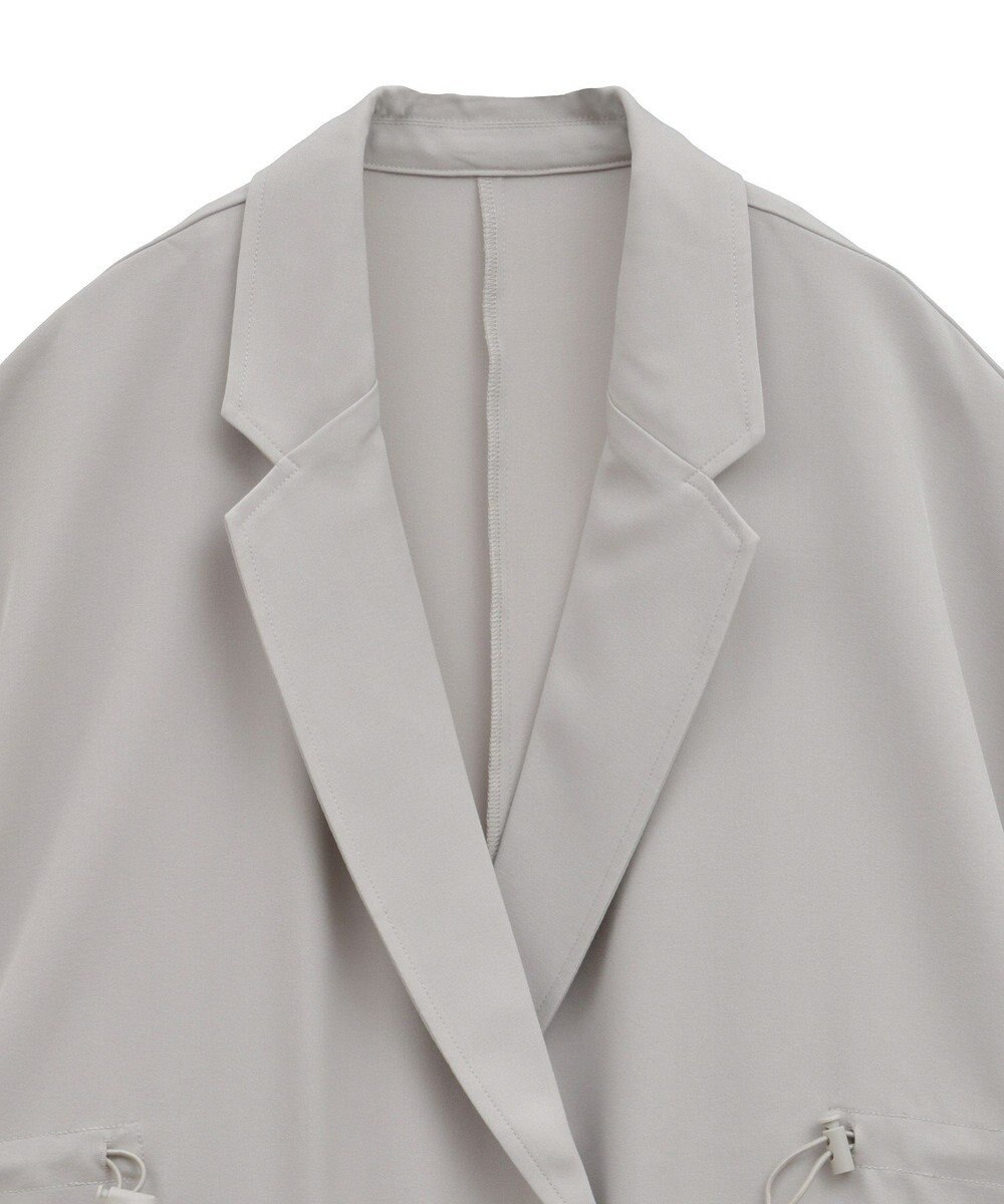 earth music&ecology 半袖サイドドロストジャケット 