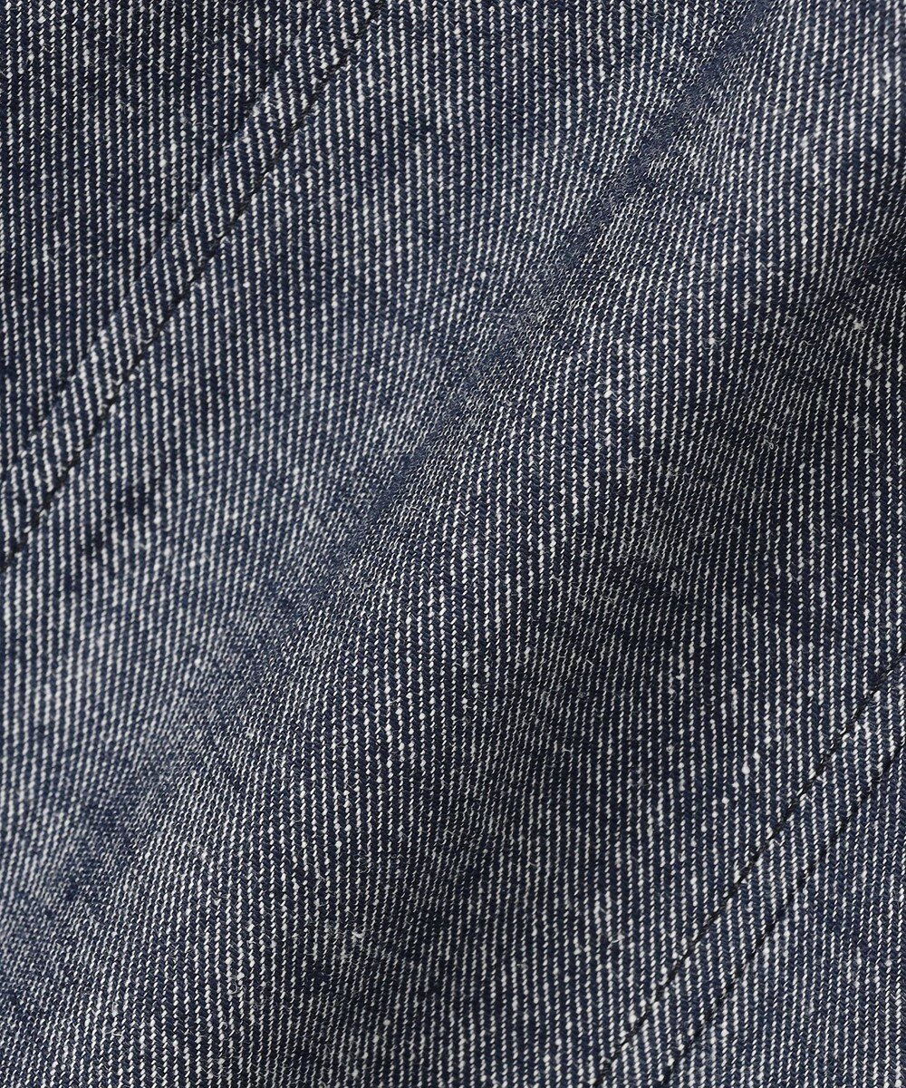 自由区 【洗える】コットンリネンシャンブレー スカート 