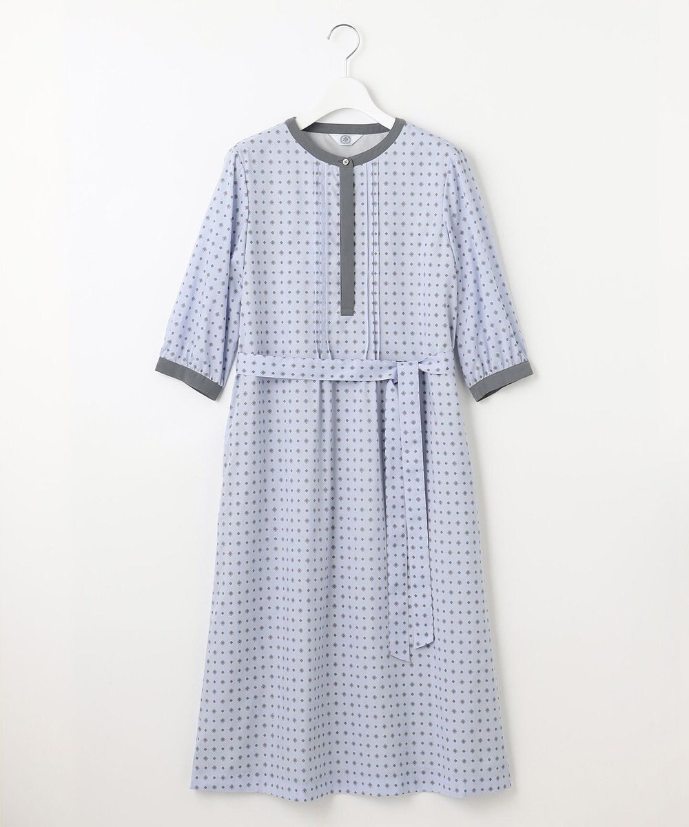 J.PRESS LADIES S 【洗える】ジオメトリックプリント ワンピース 