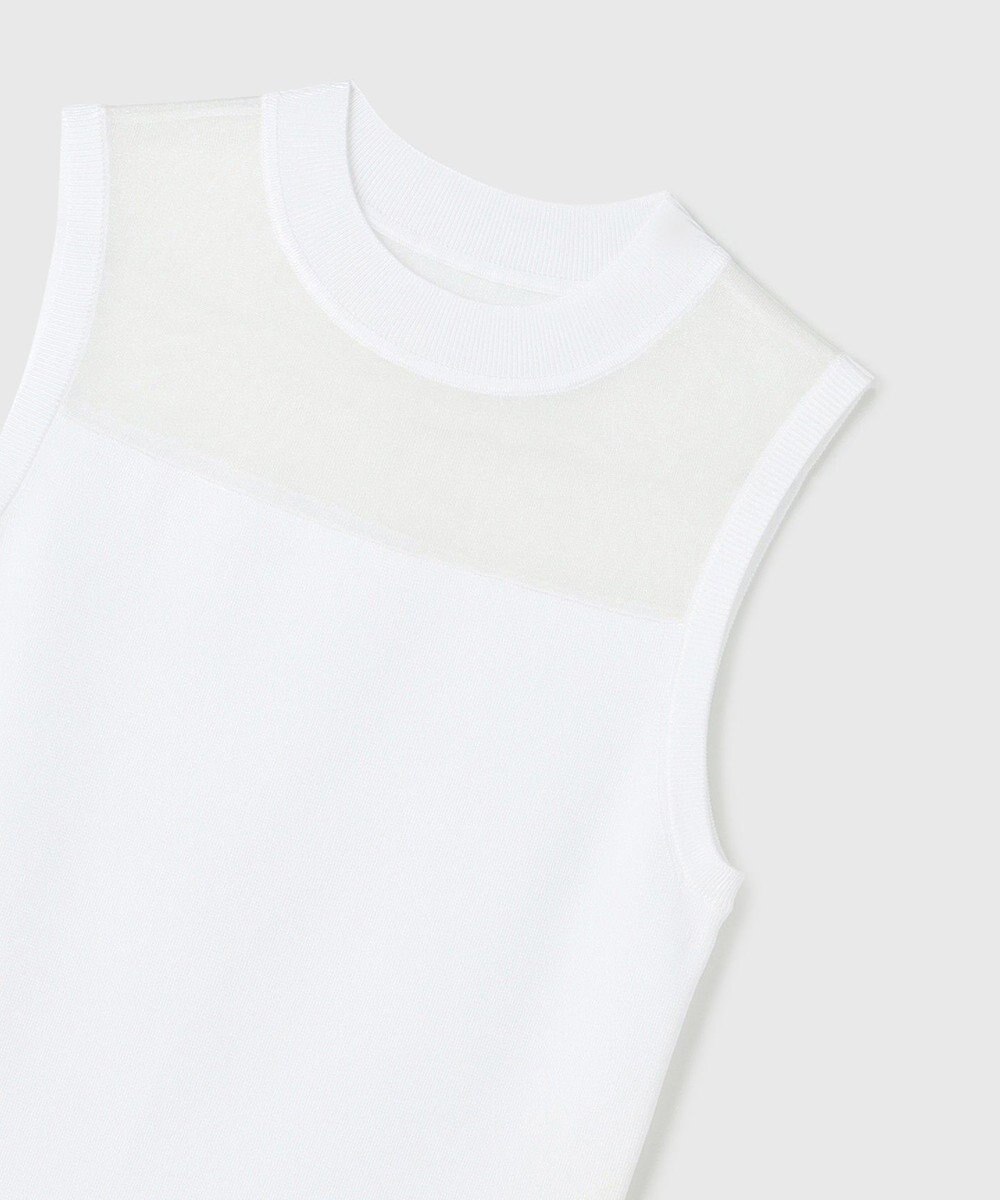 GRACE CONTINENTAL シアーグロスニットトップ 