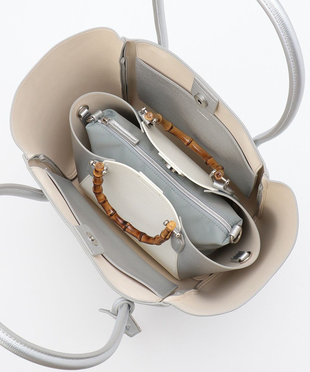 J.PRESS LADIES 【3点セット・A4サイズ収納可】クラシック マトリョーシカ トートバッグ 