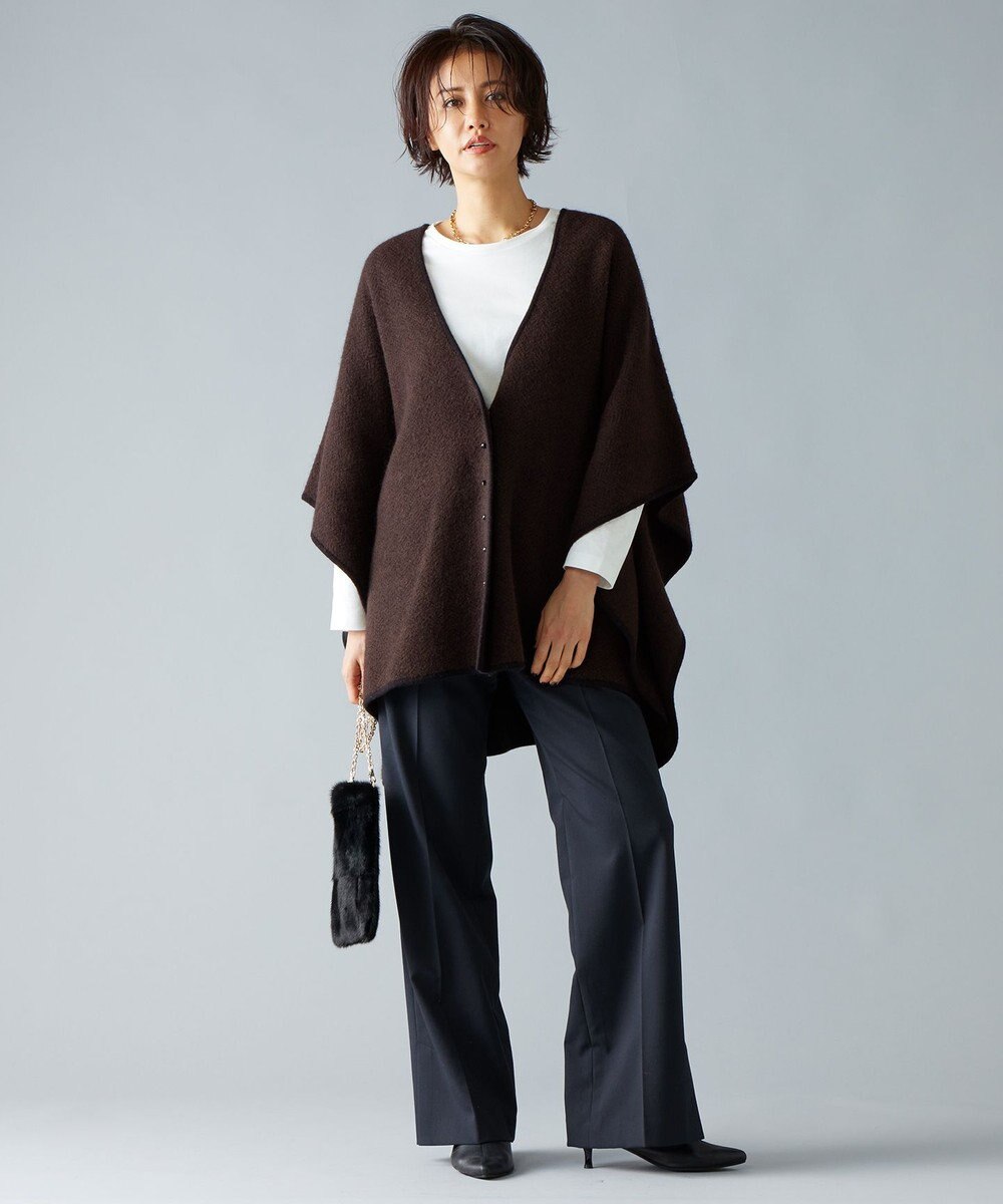 自由区 【洗える】T/R/Wストレッチストレート パンツ 