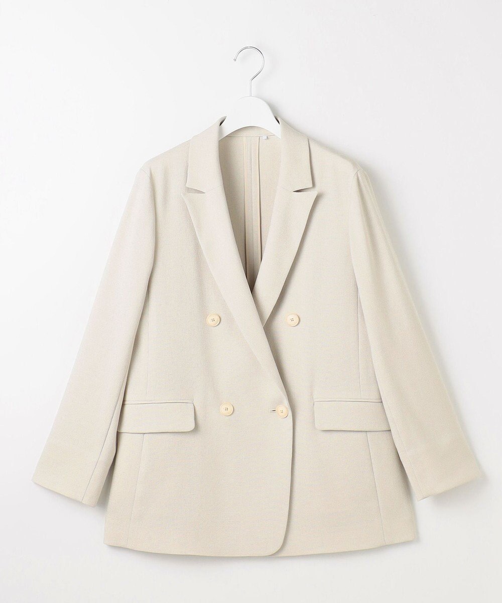自由区 S 【セットアップ対応】リネンライクシンセティックテーラード ジャケット 
