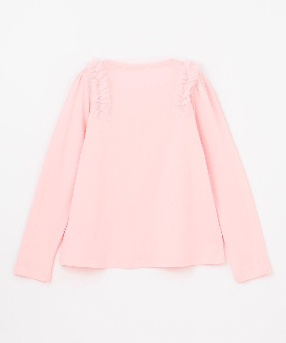 ANY KIDS チュールフリル 長袖Tシャツ 