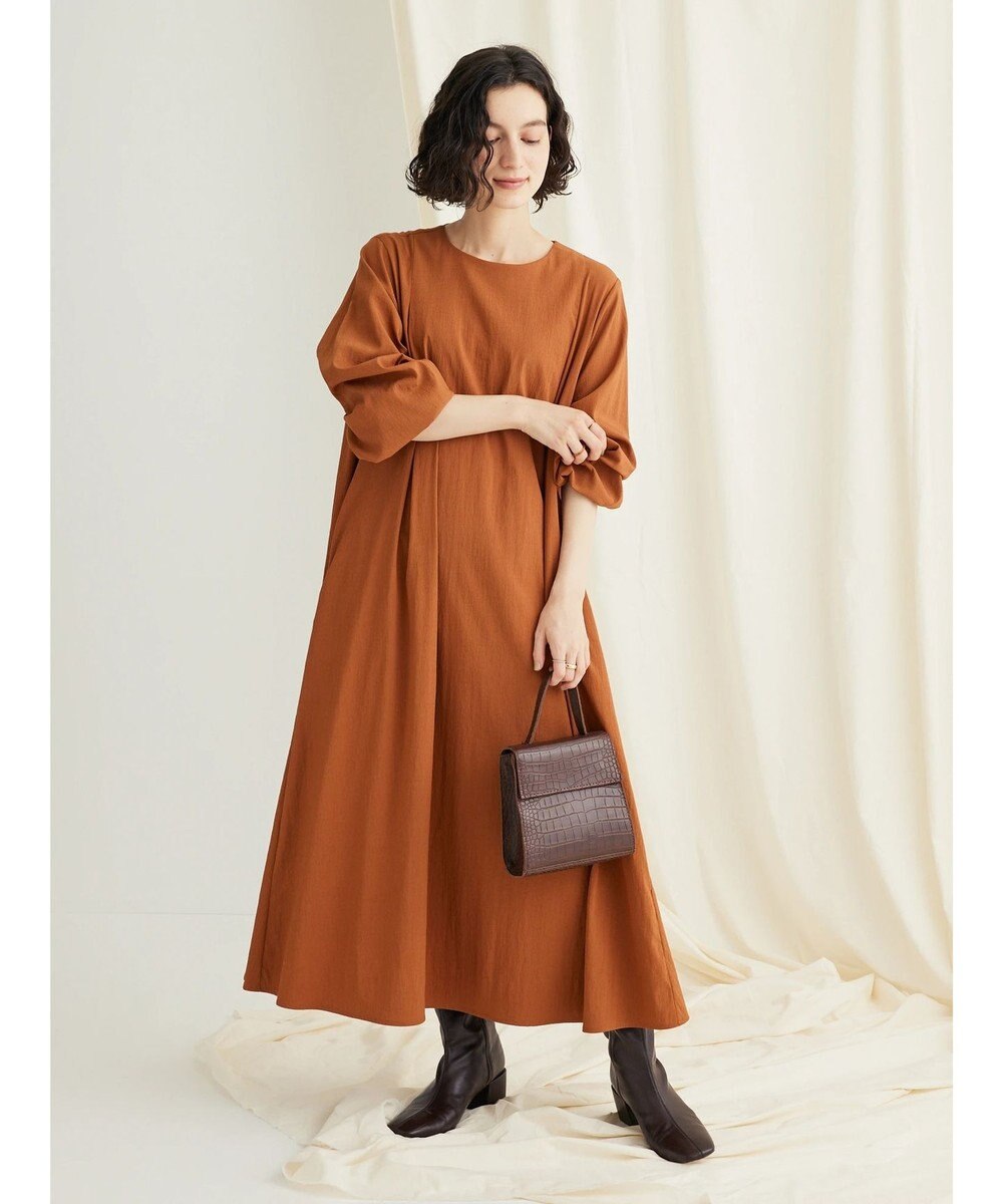 CRAFT STANDARD BOUTIQUE レーヨンデシンドレッシーワンピース 