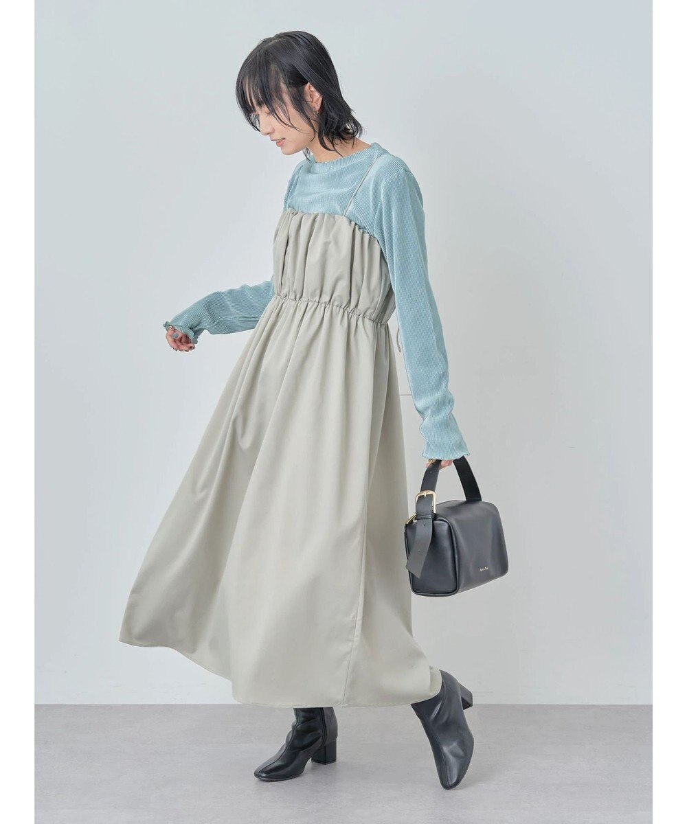 Green Parks ・ＥＬＥＮＣＡＲＥ　ＤＵＥ　ギャザーキャミワンピース 