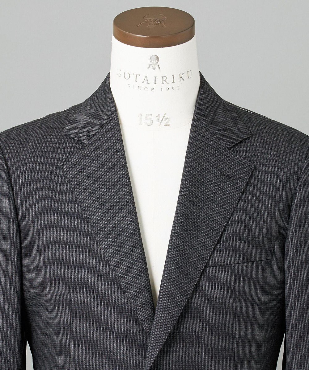 GOTAIRIKU シワになりにくい【御幸毛織/みゆきけおり】DRY SPINNER(ドライスピナー)スーツ（グレー） 