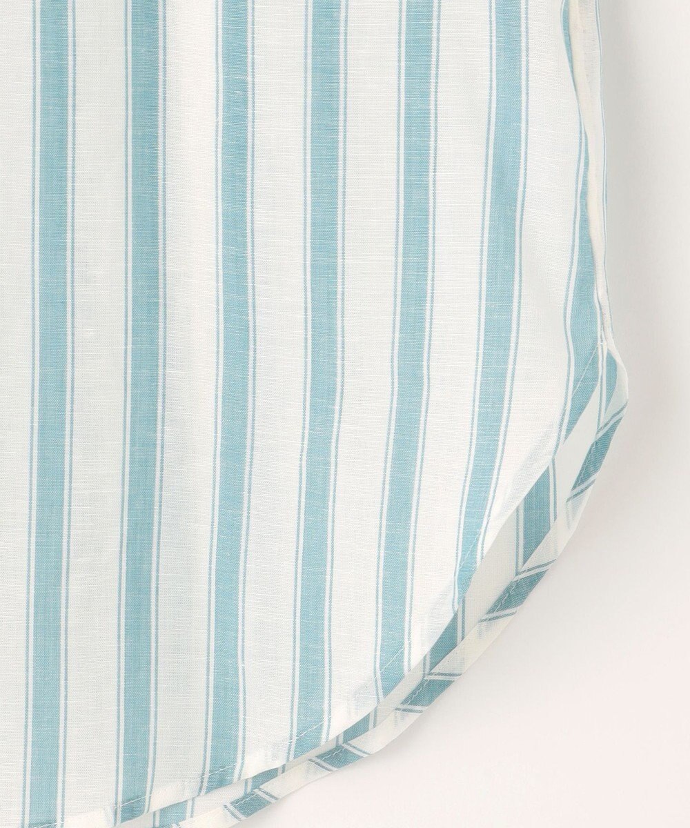 自由区 【洗える】テンセルリネンベーシック シャツ 