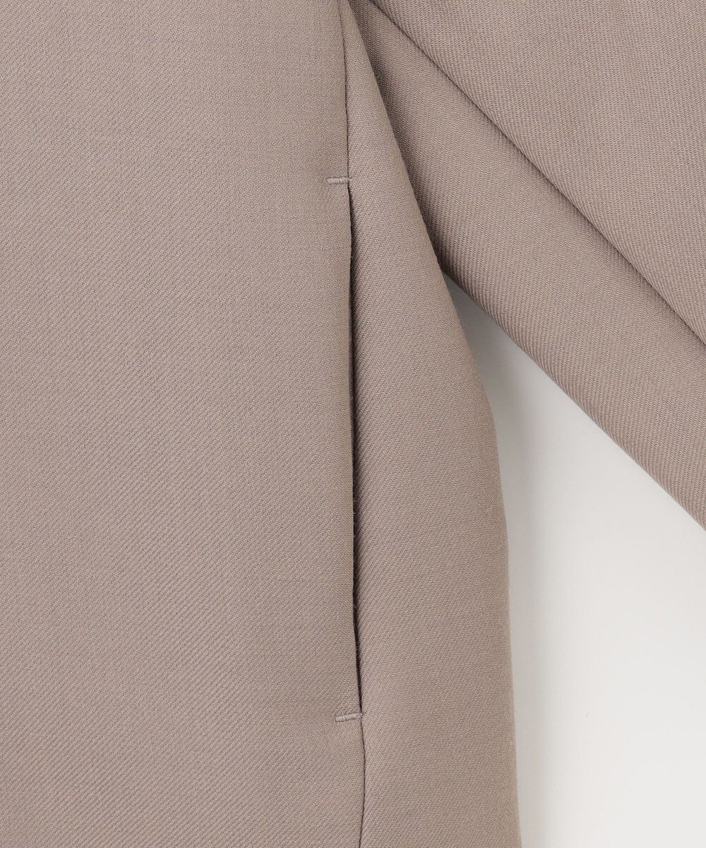 自由区 S ライトウールダブルクロススタンドカラー ジャケット 