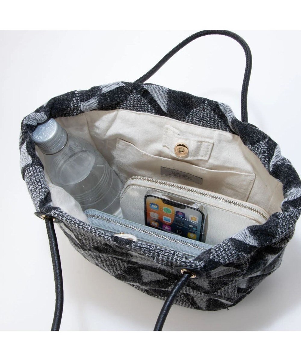 UNBILLION cachecache 加工デニムトートバッグ 