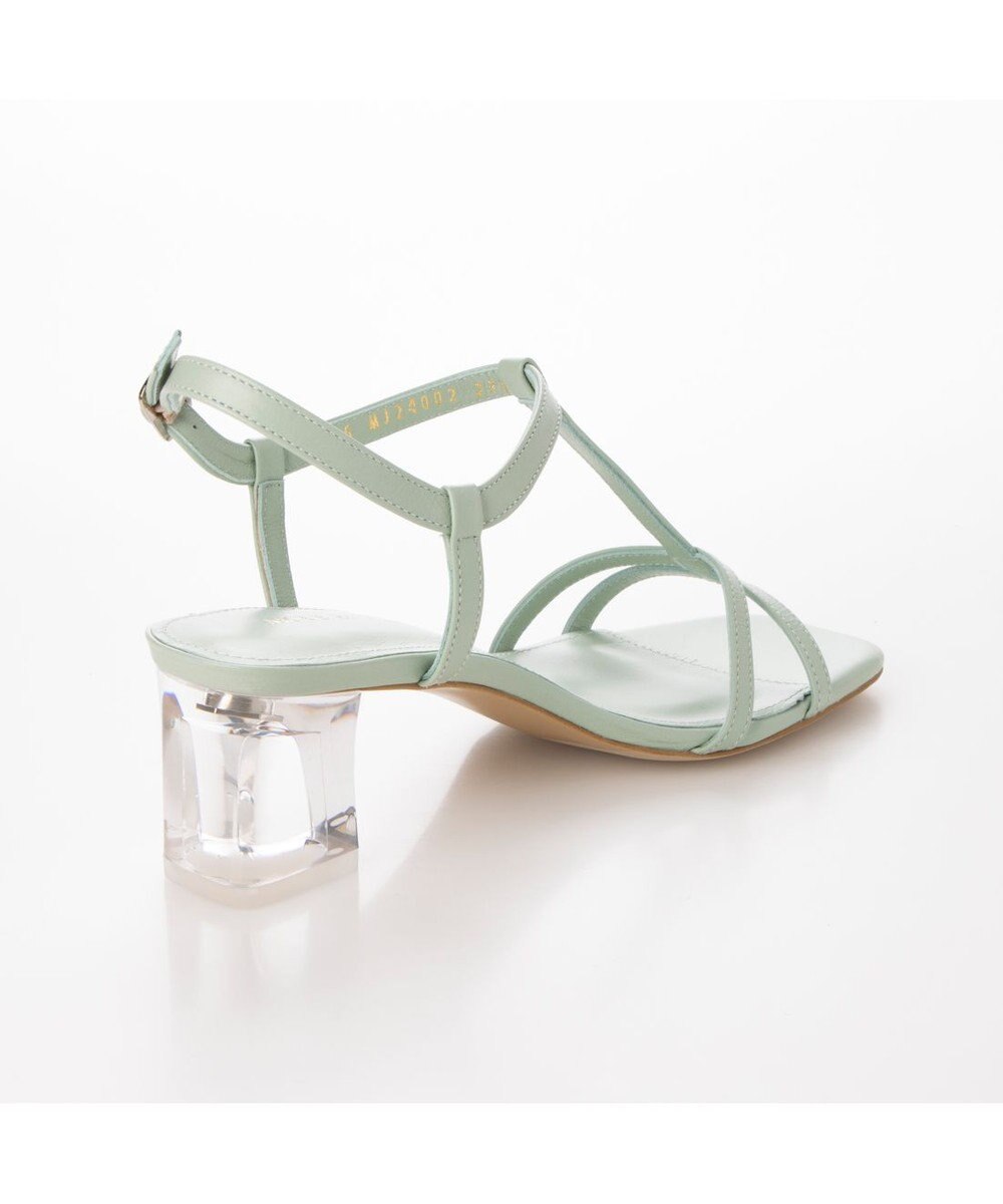 MODE ET JACOMO <MODE ET JACOMO>クリアヒールストラップサンダル 