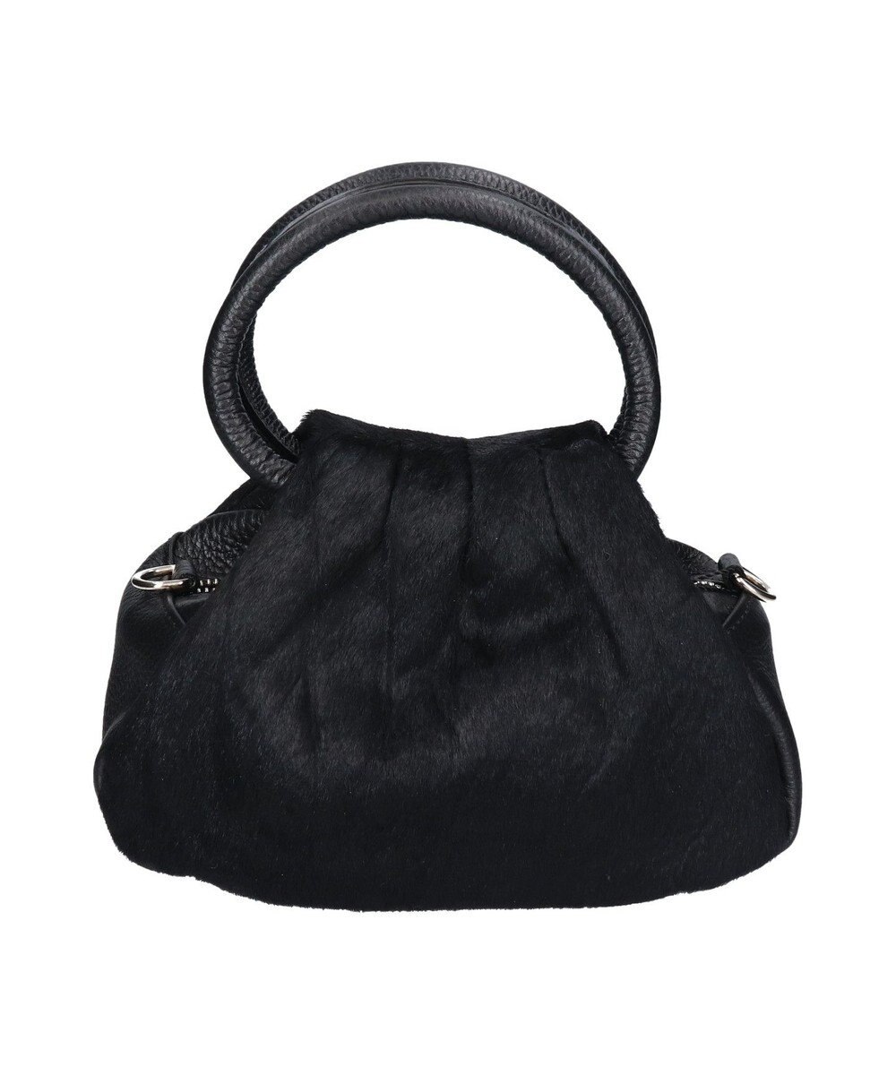 INTER-CHAUSSURES 【ANDREA CARDONE】異素材コンビハンドバッグ 