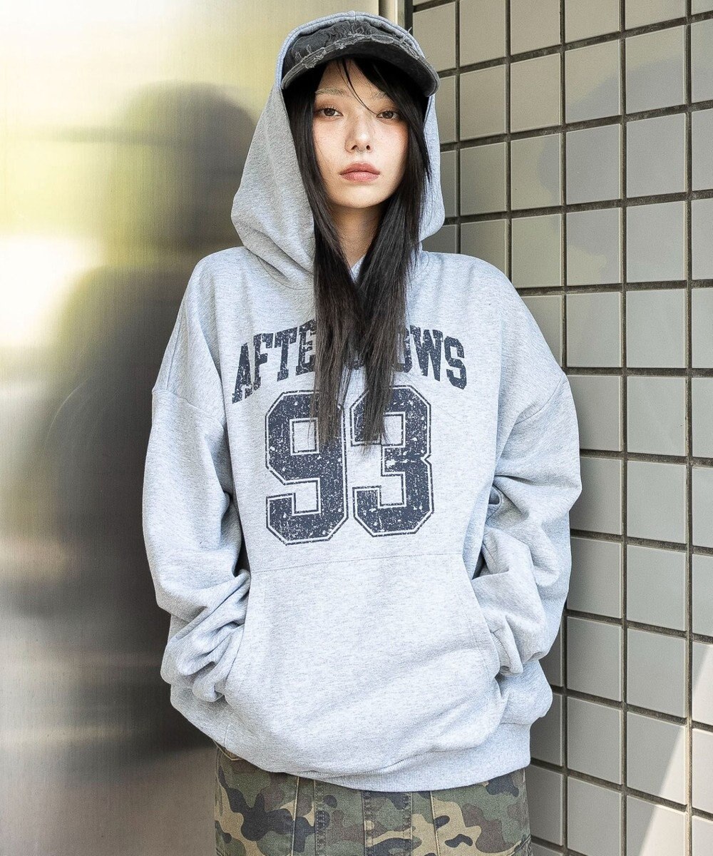 WEGO グラフィックプルパーカー 