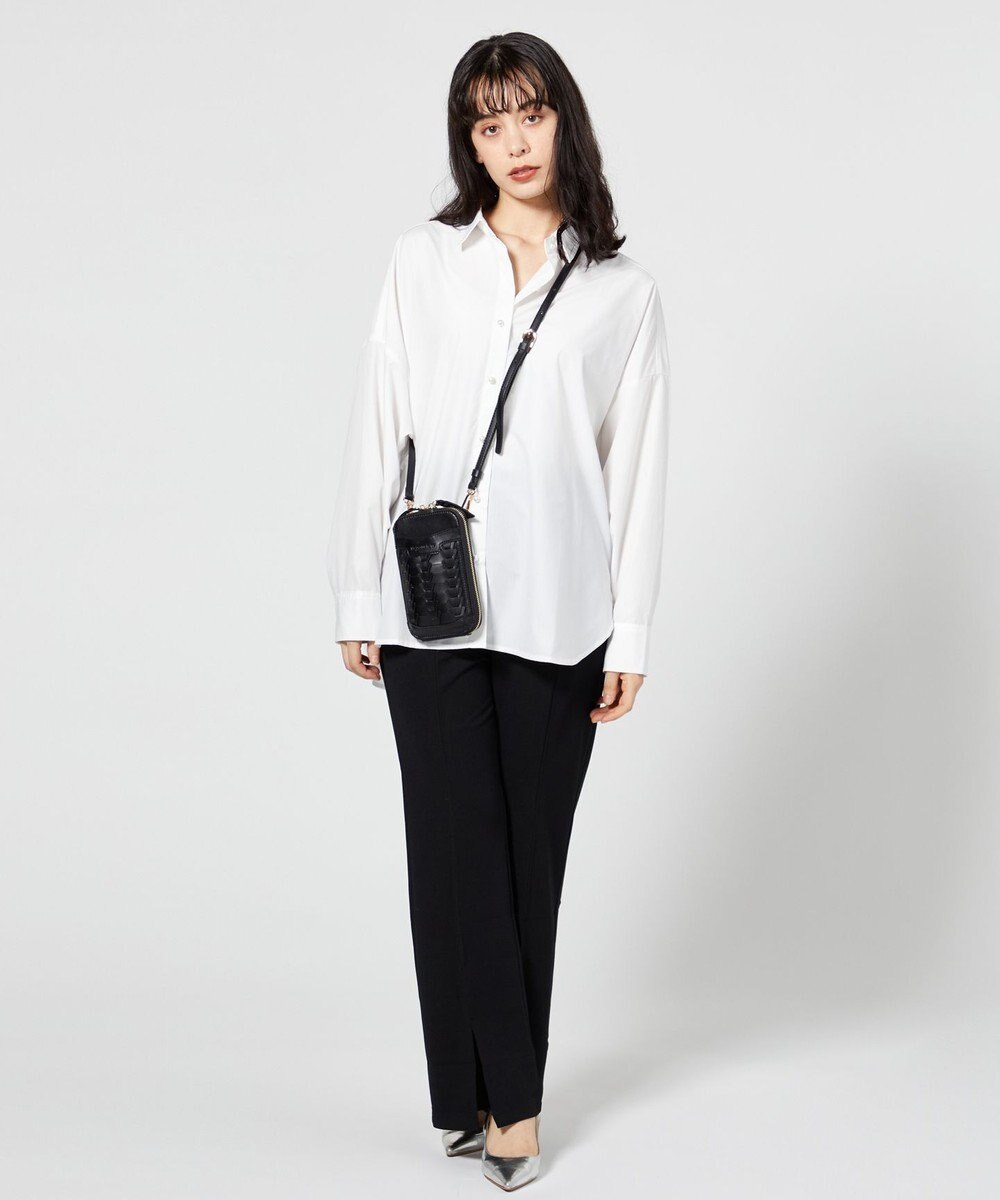 LA BAGAGERIE 【veganview】v piece mesh smartphone shoulder bag 