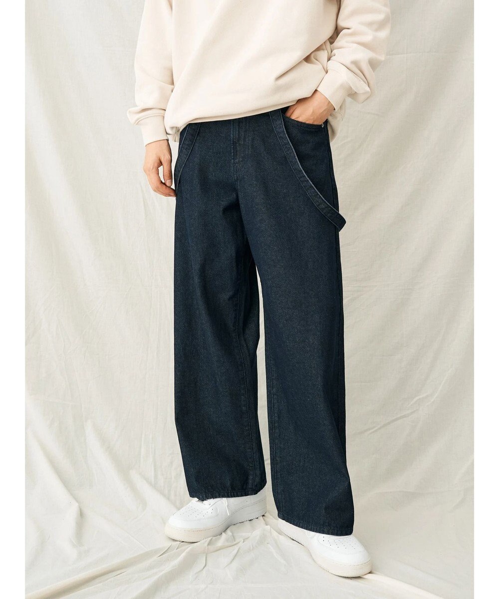 CRAFT STANDARD BOUTIQUE 【２ｗａｙ】デニムサロペットパンツ 