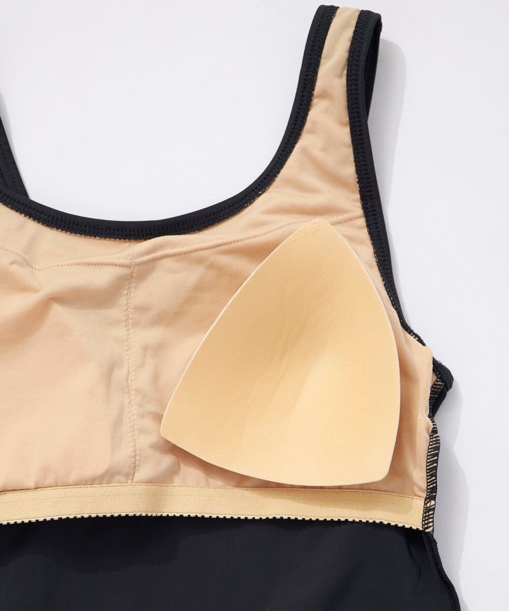 OP／FILA 【FILA】ボーダーUVウェア付水着４点 