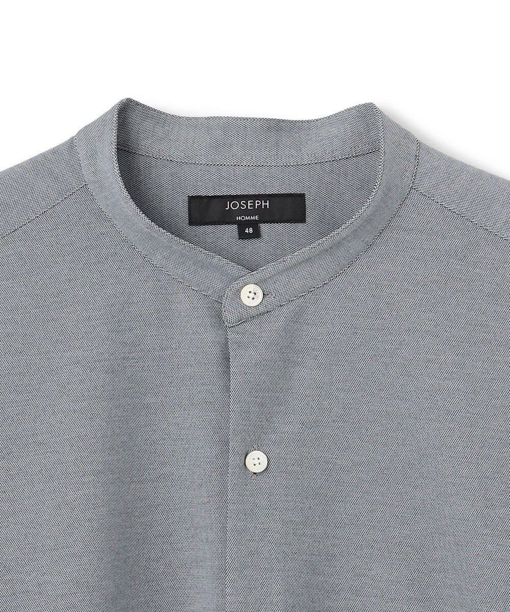 JOSEPH HOMME ハイゲージコットンジャージー 　バンドカラーシャツ 