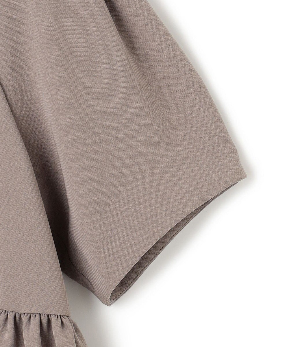 BEIGE， 【洗える】ACHILLEA / ペプラムバックファスナーブラウス 