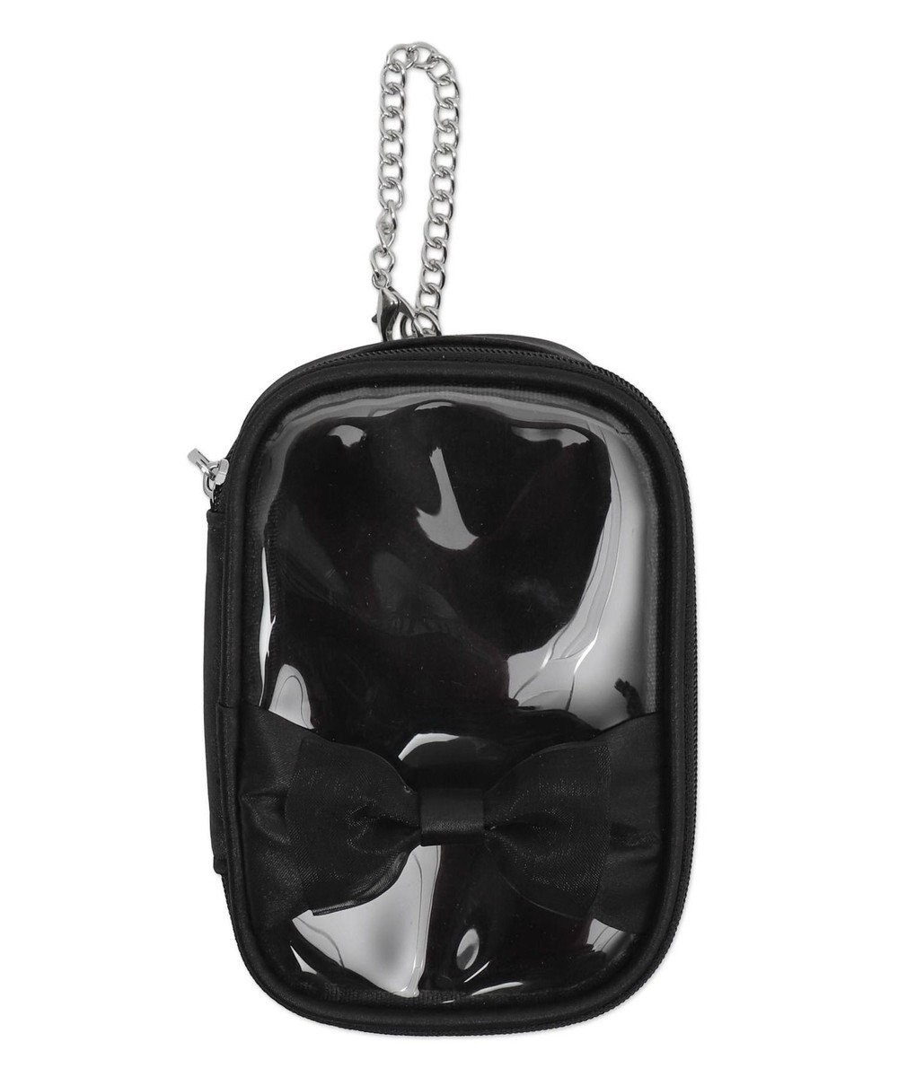 WEGO 【痛バ＆推し活グッズ】ダブルリボンサテンぬいポーチ 