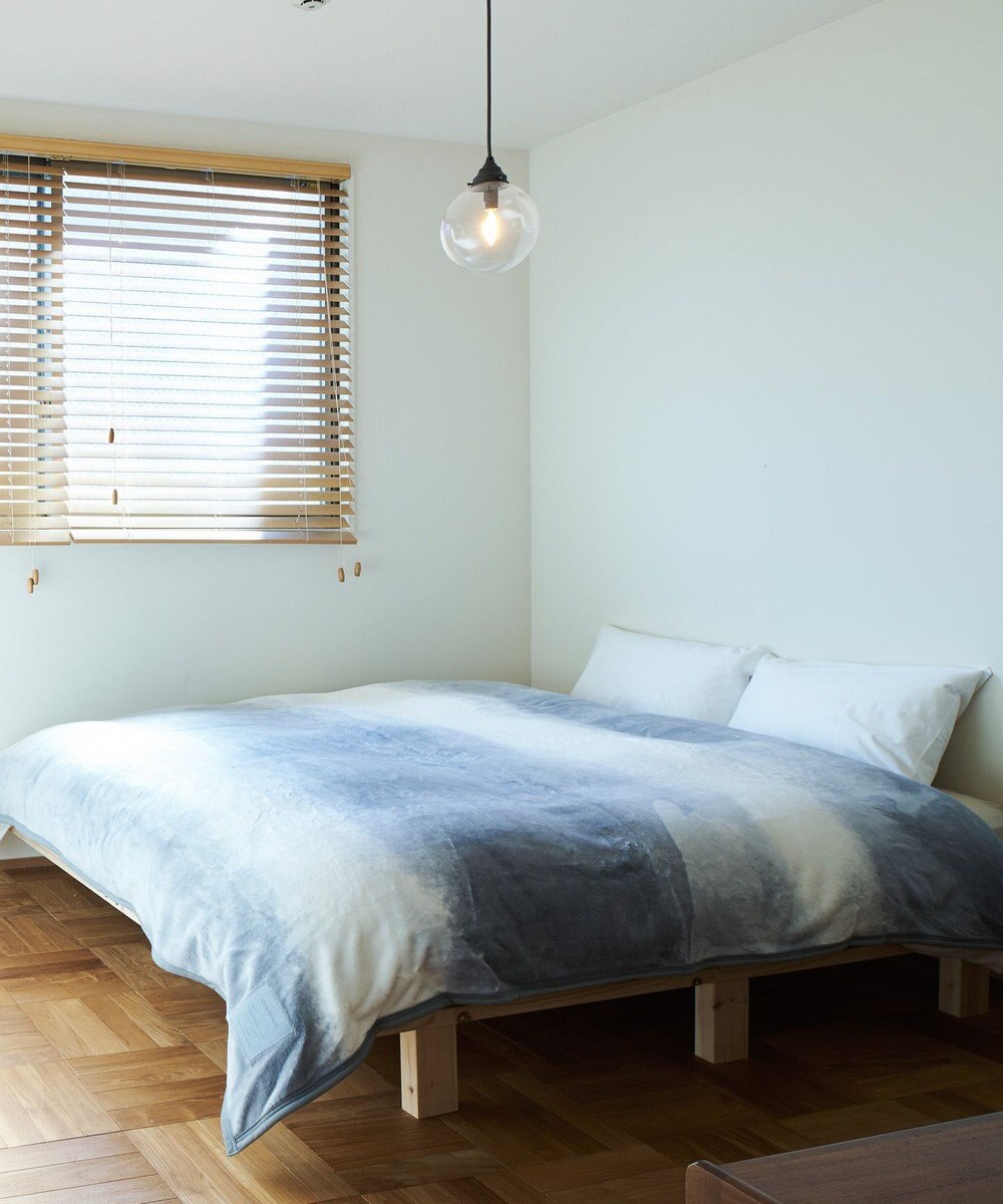 LOOM&SPOOL FOL綿毛布ダブル／グレー 