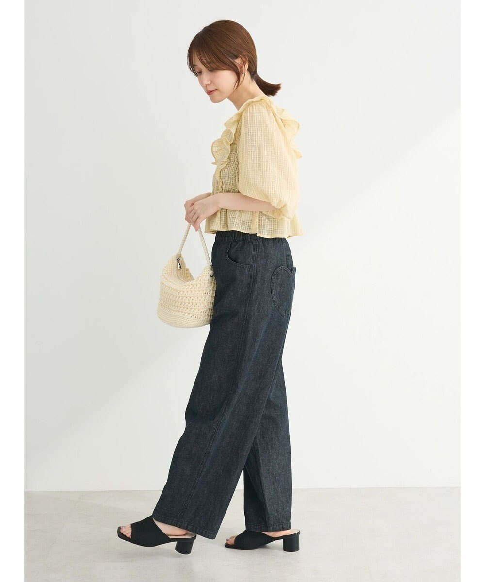 Green Parks ・Ｄｏｕｂｌｅ　Ｆｌａｇｓ　ハートポケットデニムパンツ 