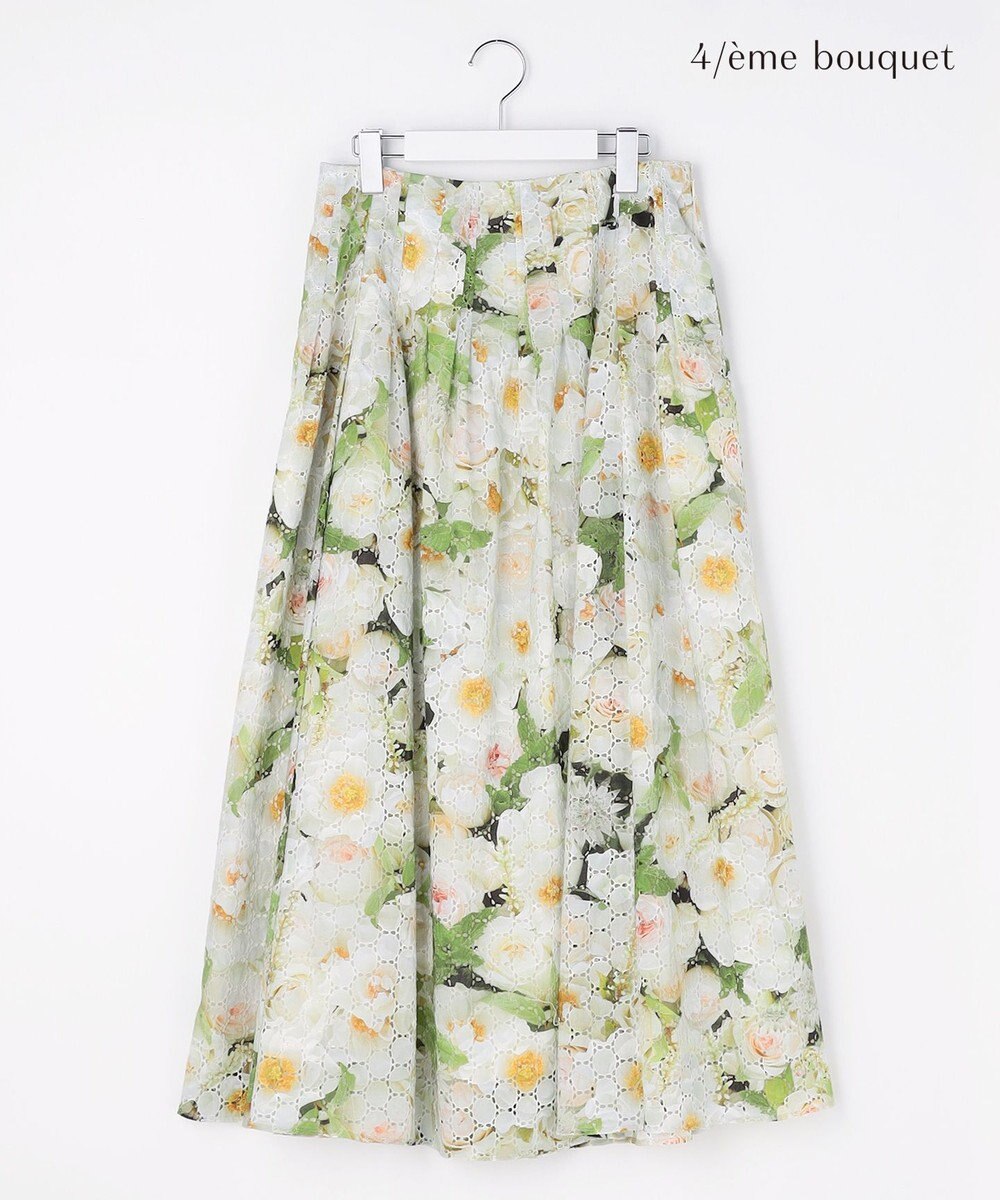 自由区 【カトリエムブーケ】Le bouquet de Laurent ブーケモチーフスカート 