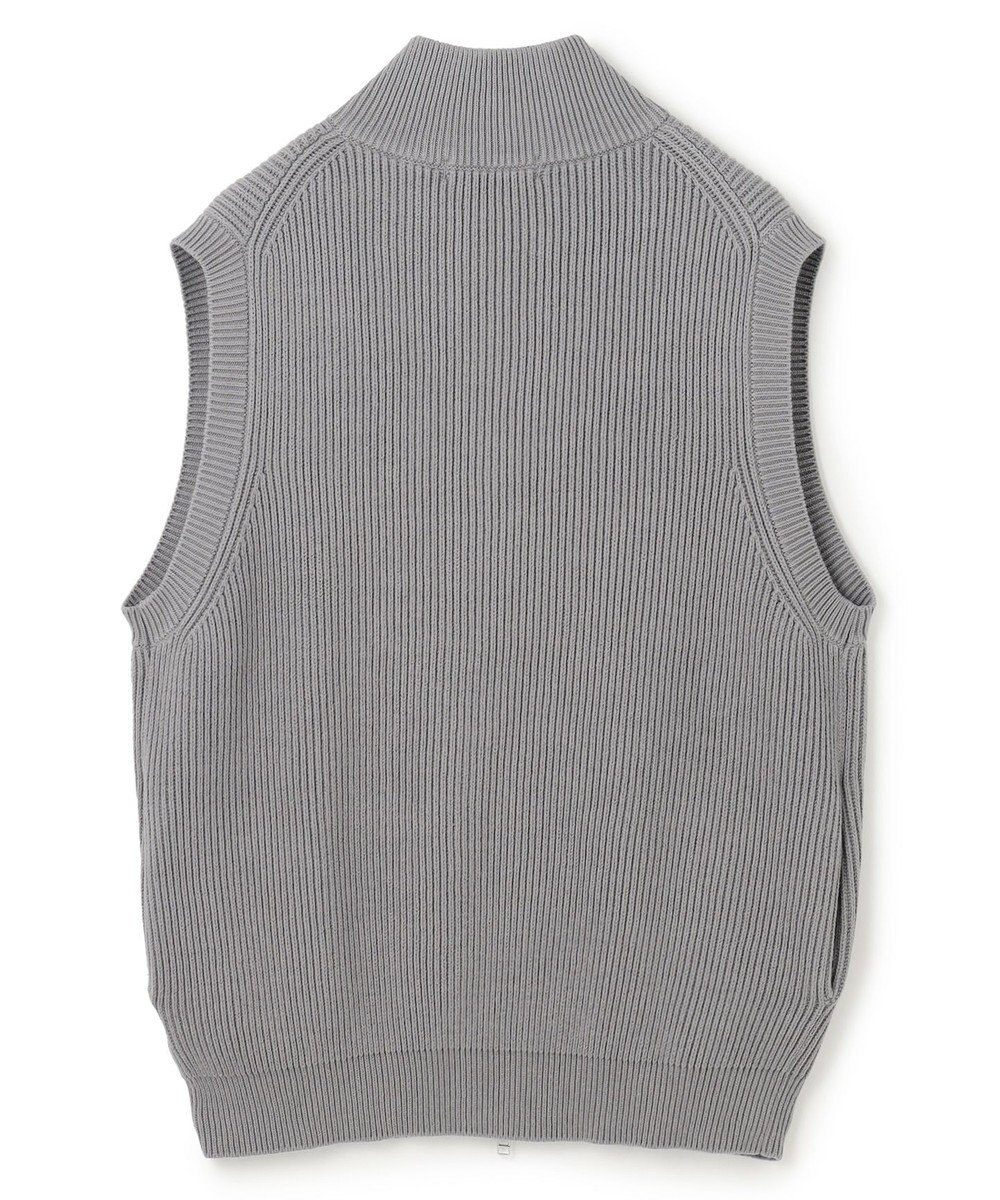 UNFILO MENS スウェットライク ジップベスト [24年秋冬商品] 