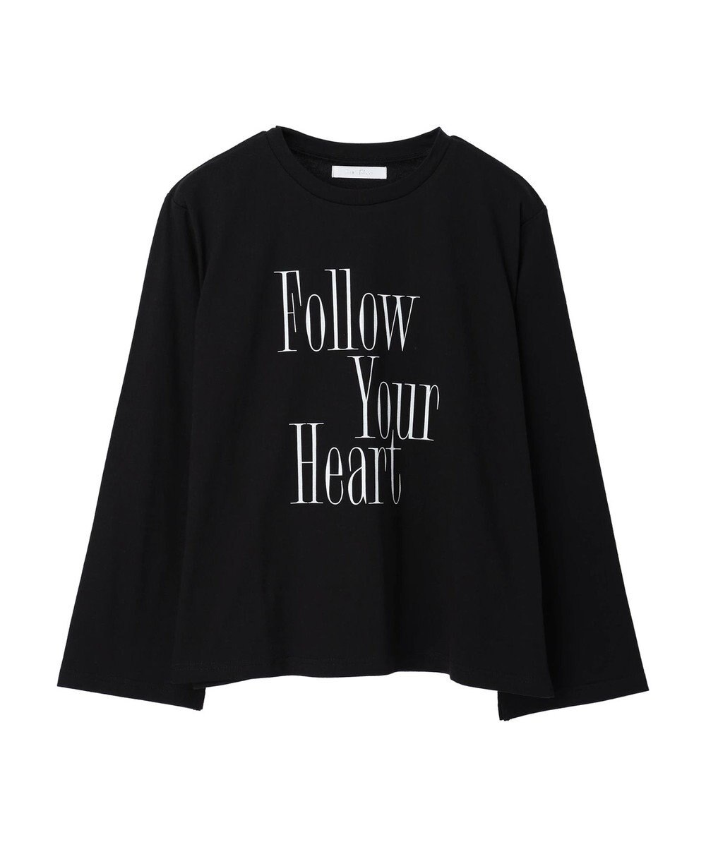 Green Parks ・Ｐｅｔｉｔ　Ｆｌｅｕｒ　ロゴｐｔフレアスリーブロンＴ 