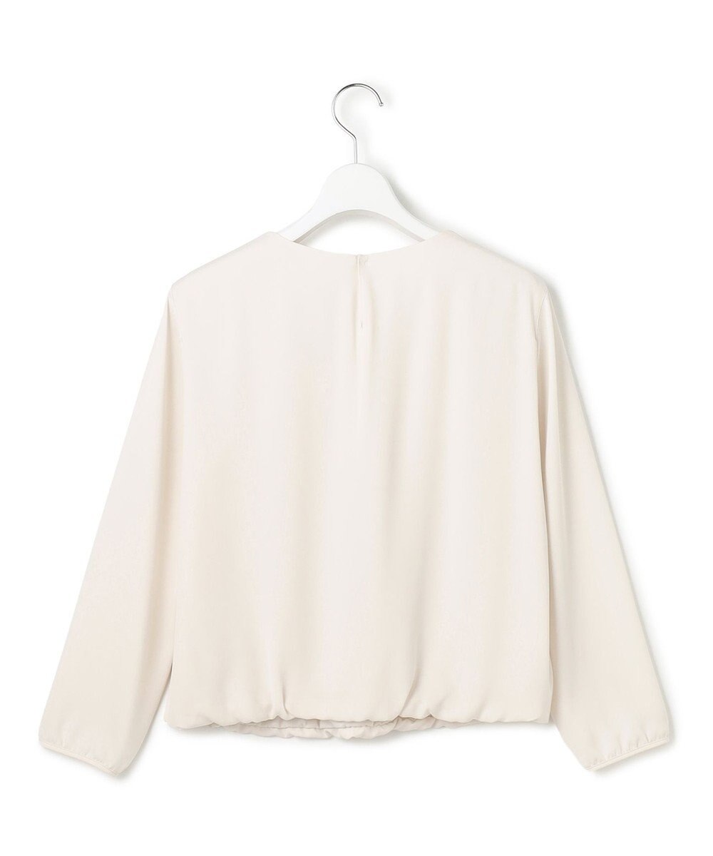 23区 S 【洗える】シルキーデシン ボールチェーン バルーン ブラウス 