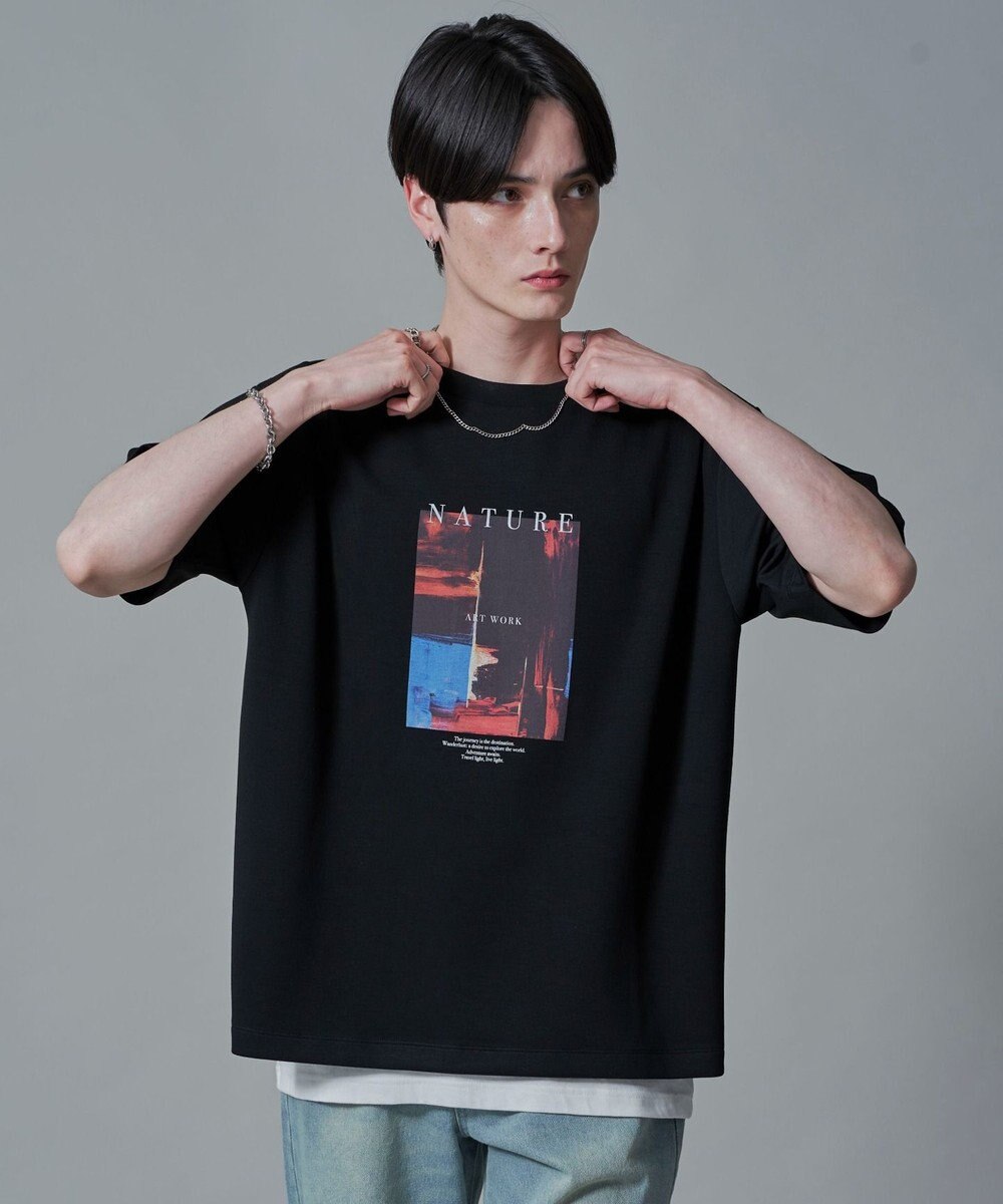 WEGO 【2点SET】アクセ付きフォトグラフィックT（SS） 