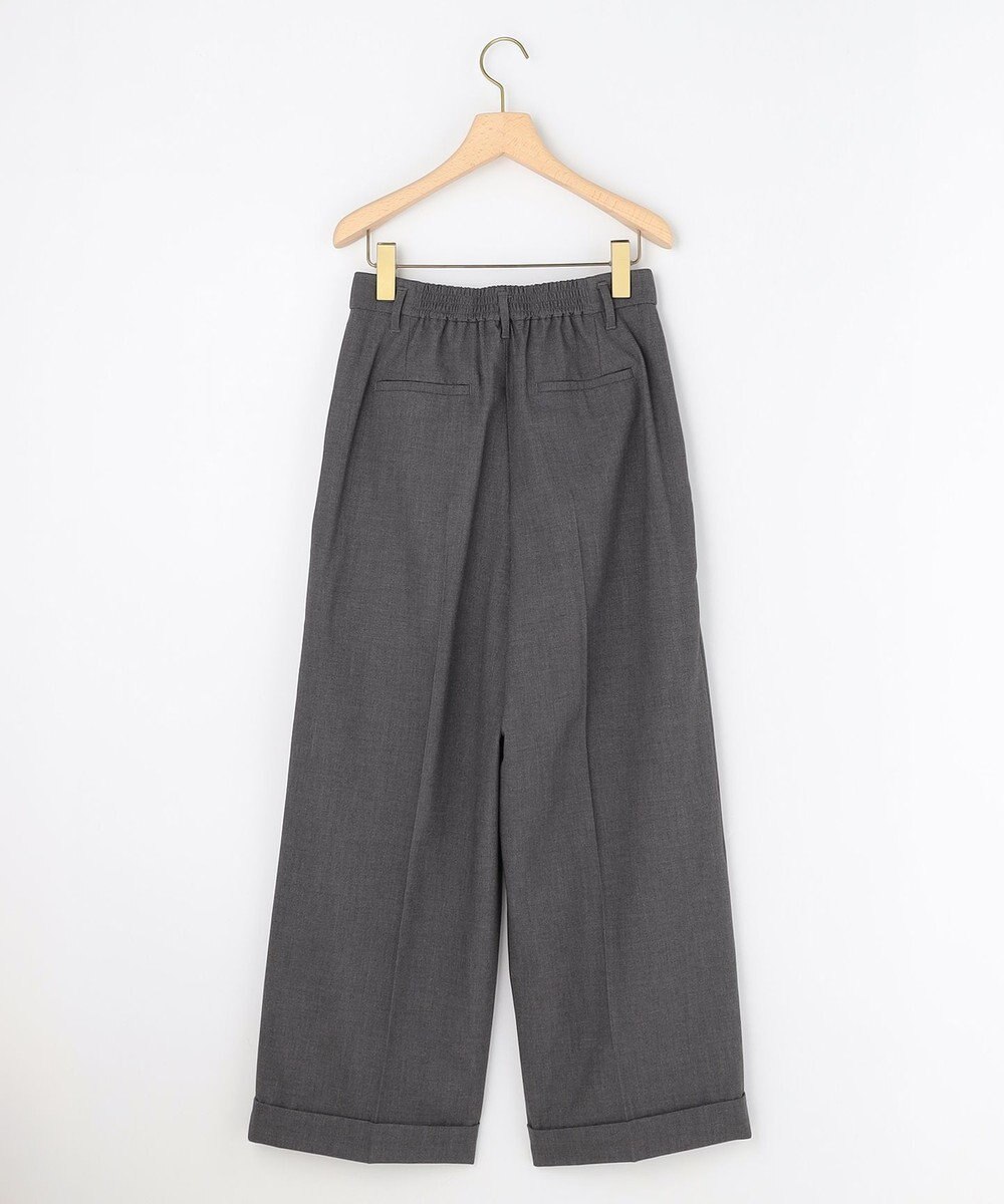 組曲 ウーステッドワイド パンツ 