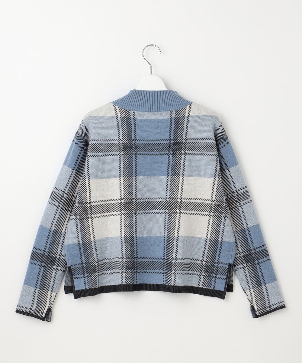 J.PRESS LADIES 【洗える】WOOLY STRETCH PLAID ニット 