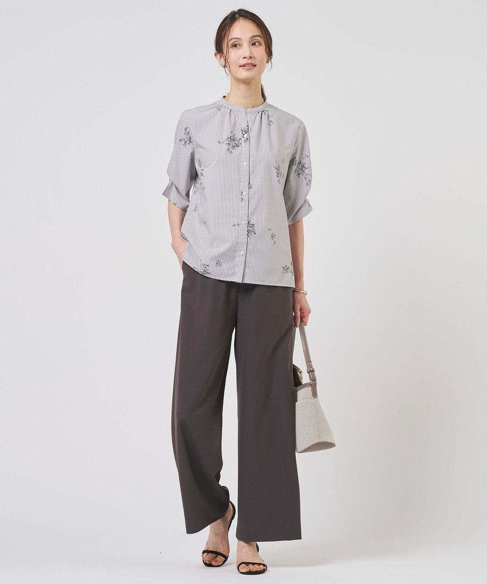 J.PRESS LADIES RELAXION トロ ワイド イージー パンツ 