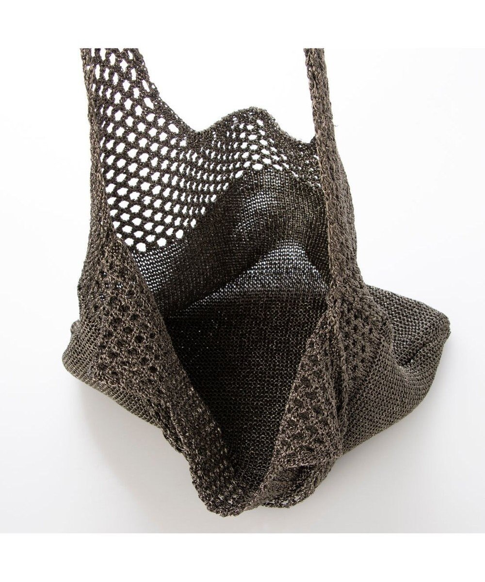 UNBILLION カシュカシュ cachecache / メタリック糸ホーボーバッグ 