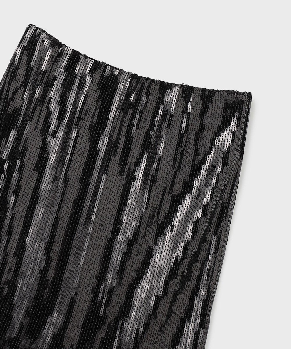 GRACE CONTINENTAL スパンコールフリンジスカート 