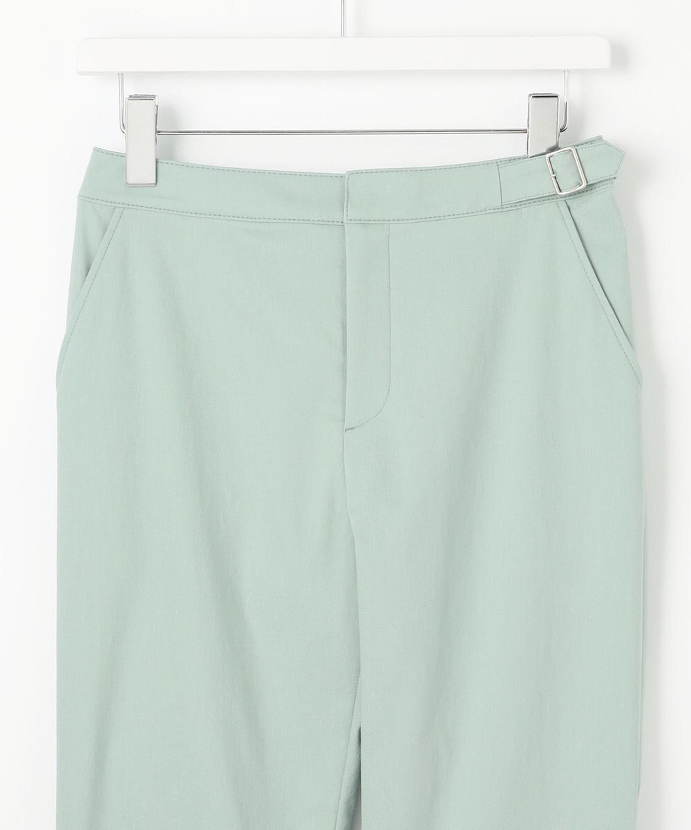 J.PRESS LADIES L 【セットアップ対応・洗える】セルロースリネンストレッチ テーパード パンツ 