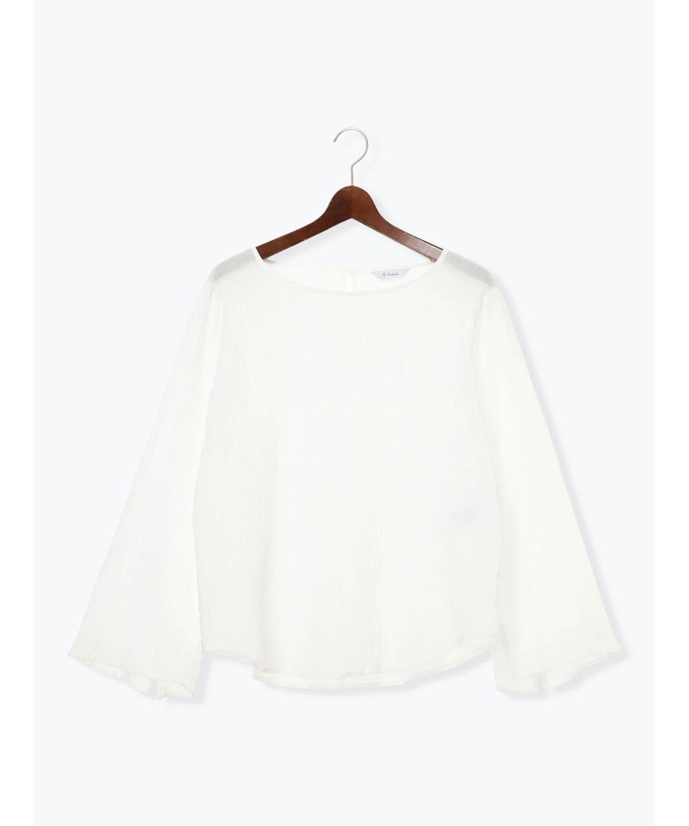 Te chichi クレープフレアスリーブブラウス【AOYAMA FASHION ASSOCIATION × Te chichi】 